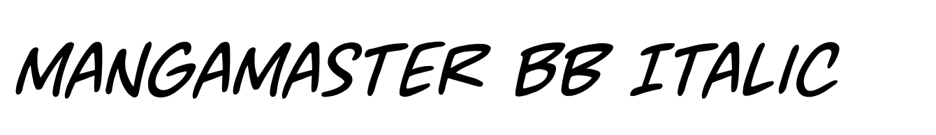 MangaMaster BB Italic